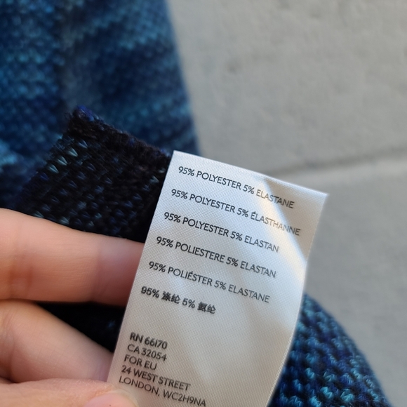 Free People Sunny Days Turtleneck Sweater Blue XS - Picture 12 of 15